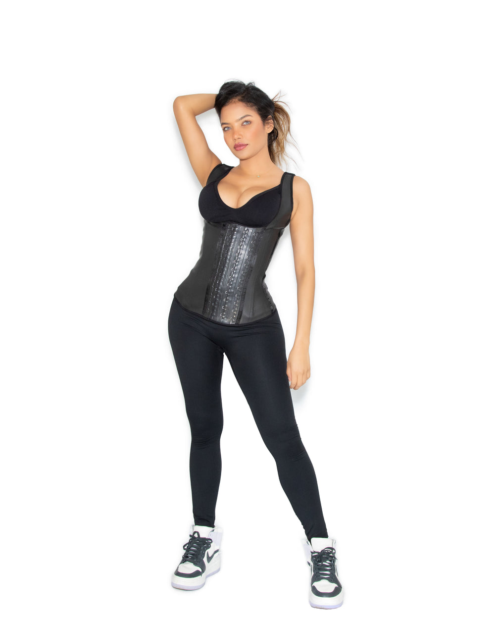 Full Back Coverage Latex Vest Waist Trainer.     29