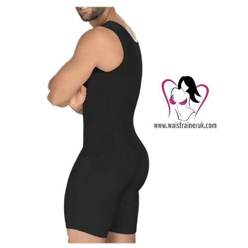 Male Post-Surgical Compression 3 Hooks Bodysuit 502.  12