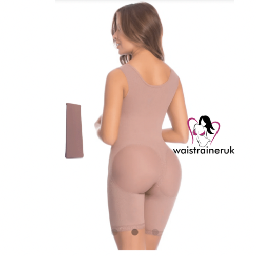 Faja Fajate mid-leg with bra and side zip.  1